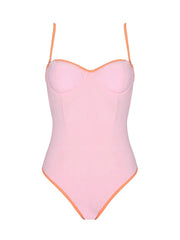 Capittana: Noelle Pink Terry Towel One Piece (NOE-PNK)