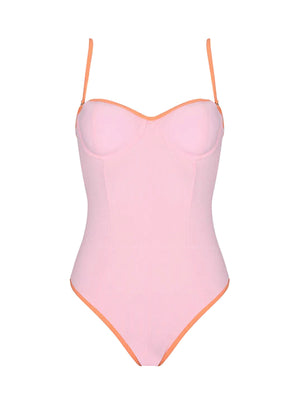 Capittana: Noelle Pink Terry Towel One Piece (NOE-PNK)