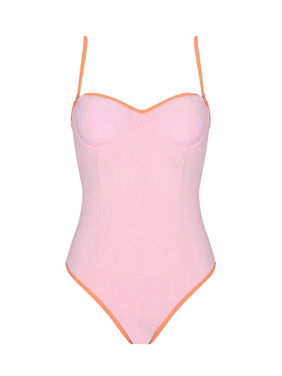 Capittana: Noelle Pink Terry Towel One Piece (NOE-PNK)