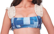 Almudena Denim Crochet Bikini