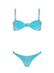 Capittana: Ale Light Blue Velvet Bikini (C1021T-C1021B)