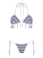 Capittana: Trinidad Multicolor Crochet Bikini (C907T-C907B)