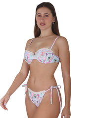 Capittana: Annie Flowers Patchwork Bikini (C1088T-C1088B)