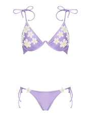 Capittana: Miri Purple Crochet Bikini (1094T-1094B)