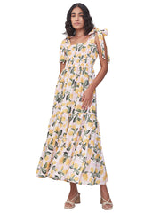 Capittana: Evita Lemon Vichy Dress (C1114)