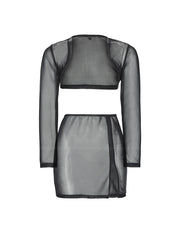 Capittana: Brit Cardigan-Brit Skirt (1274T-BLCK-1274S-BLCK)