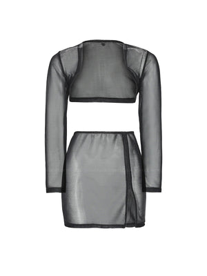 Capittana: Brit Cardigan-Brit Skirt (1274T-BLCK-1274S-BLCK)