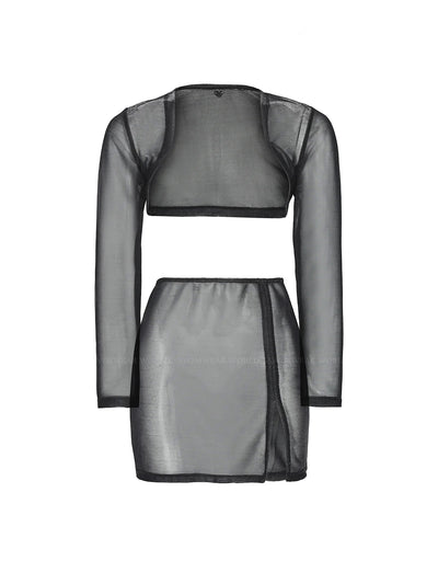 Capittana: Brit Cardigan-Brit Skirt (1274T-BLCK-1274S-BLCK)