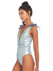 Capittana: Celeste Metallic One Piece (C1326)