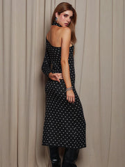 Capittana: Natalie Long Sleeve Polka Dots Dress (C2096)