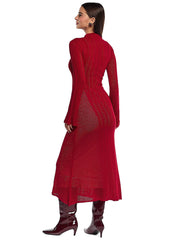 Capittana: Milena Merlot Dress (C2126)