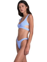 Bound by Bond-Eye: Nino Crop-Scene Brief Bikini (BOUND234E-SKBL-BOUND047E-SKBL)