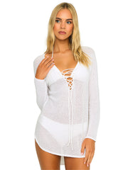 Beach Bunny: Payton Beach Sweater (B2322C1-WHTE)