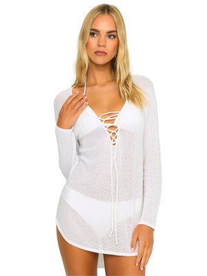 Beach Bunny: Payton Beach Sweater (B2322C1-WHTE)