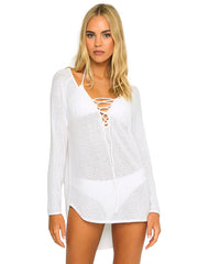 Beach Bunny: Payton Beach Sweater (B2322C1-WHTE)
