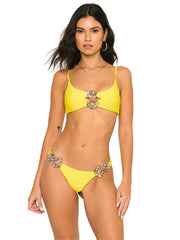 Beach Bunny: Charlie Bralette-Dakota Bikini (B2300T0-AMYL-B2300B1-AMYL)