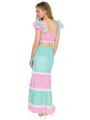 Beach Bunny: Everette Maxi Skirt (S2300K3-PDSH)