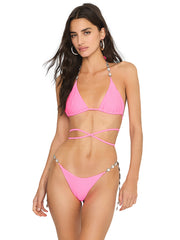 Beach Bunny: Rose Tri-Rose Bikini (B2321T1-PBLO-B2321B1-PBLO)