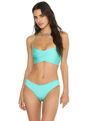 Beach Bunny: Wendy Bralette-Gloria Bikini (B2331T3-AQUA-B2331B6-AQUA)