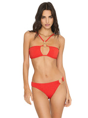 Beach Bunny: Turner Bandeau-Hally Bikini (B2253T3-REDD-B2253B6-REDD)