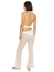 Beach Bunny: Saddie Wrap-Saddie Pant (S2302T3-WHGL-S2302B1-WHGL)