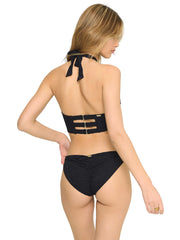Beach Bunny: Betty Longline-Devan Midi Bikini (B2254T9-BLCK-B2254B5-BLCK)