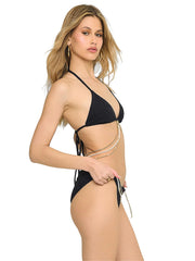 Beach Bunny: Kora Tri-Devan Midi Bikini (B2254T1-BLCK-B2254B5-BLCK)