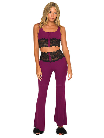 Beach Bunny: Anise Tank-Anise Pant (LW2300T4-OXBL-LW2300B1-OXBL)