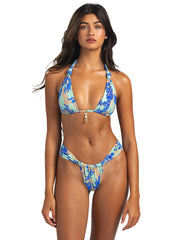 Beach Bunny: Emilia Knot Halter-Delphin Bikini (B2507T4-BJFRL-B2507B8-BJFRL)