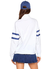 Beach Bunny: Beach Bunny Zip Sweatshirt (L2504T8-WHTE)