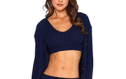 Mai Long Sleeve Cardigan-Mai Wide Leg Pant