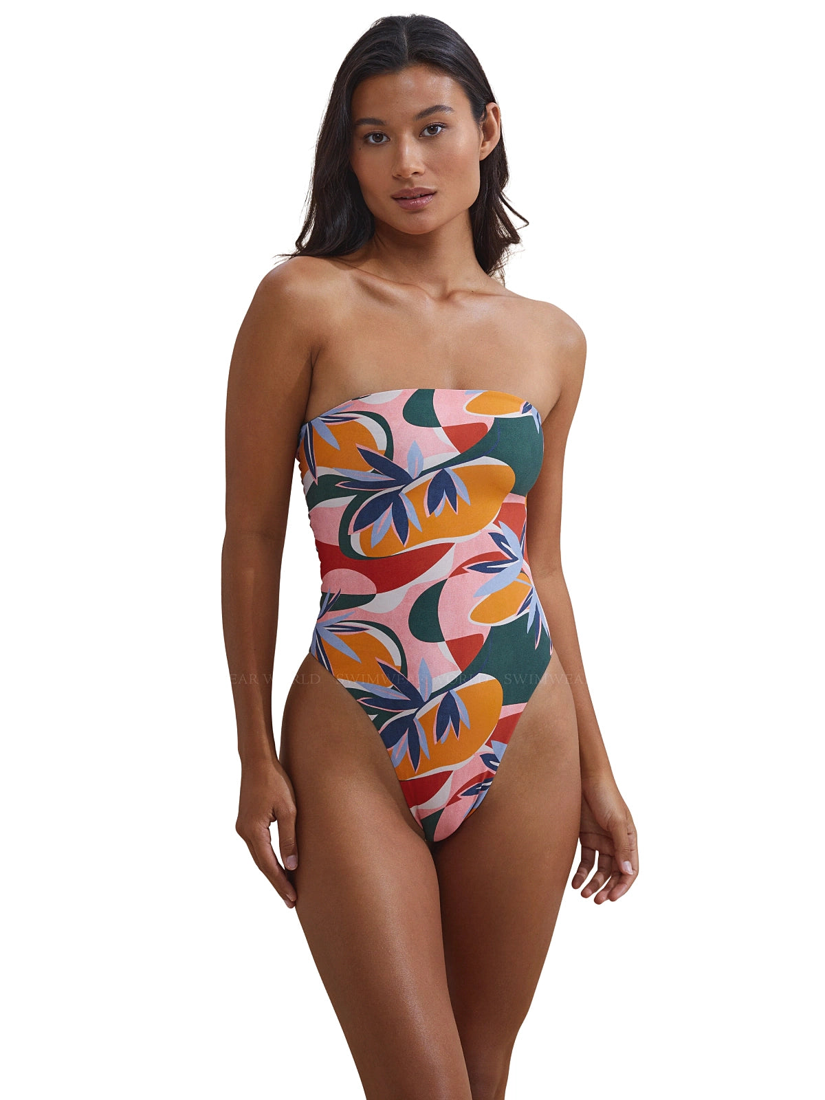 ★MANGOMANYPLEASE★ LIZ BUTTON ONE PIECE (2colors) Stone Fox Swim: Paola One Piece (SFO1046LY-BTCL) – Swimwear