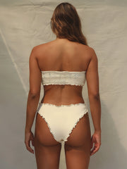 Stone Fox Swim: Cleo Bandeau-Quinn Bikini (SFT1077LY-CONT-SFB1074LY-CONT)