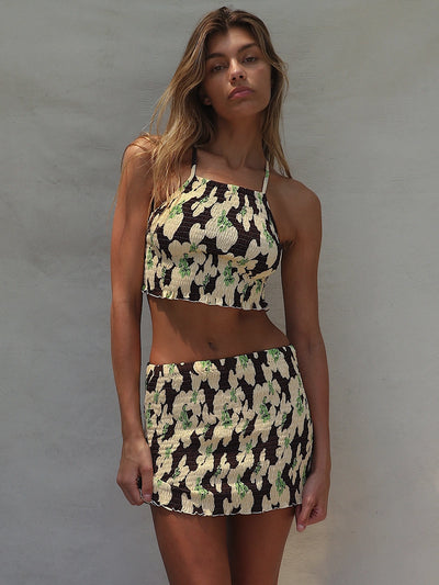 Stone Fox Swim: Celine-Lulu Skirt (SFC1013RC-HILO-SFC1014RC-HILO)