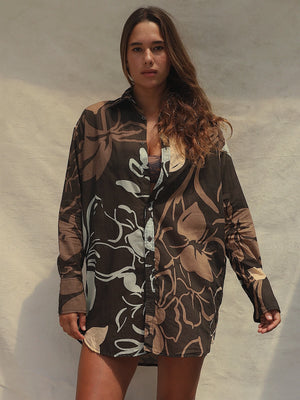Stone Fox Swim: Mimi Shirt Dress (SFC1009RC-PEAR)