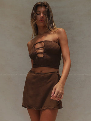 Stone Fox Swim: Coco Tube-Sola Skirt (SFC1029RK-CCOL-SFC1030RK-CCOL)