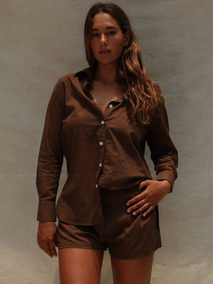 Stone Fox Swim: Mela Shirt-Leo Short (SFC1031OC-CCOL-SFC1032OC-CCOL)