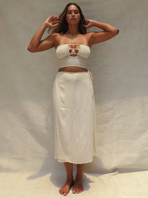 Stone Fox Swim: Coco Tube-Holiday Skirt (SFC1029RK-SMSN-SFC1024RK-SMSN)