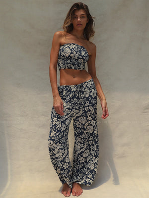Stone Fox Swim: Flora-Koda Pant (SFC1008RC-HBCO-SFC1037RC-HBCO)
