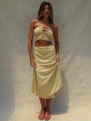 Stone Fox Swim: Coco-Holiday Skirt (SFC1029RK-HRCH-SFC1024RK-HRCH)