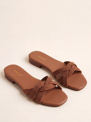 Kaanas: Ayanna Corded Slip On Sandal (S00207R-CFE)