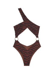 We Wore What: Asymmetrical Cross-Over One Piece (WWS32-03-ZVL)