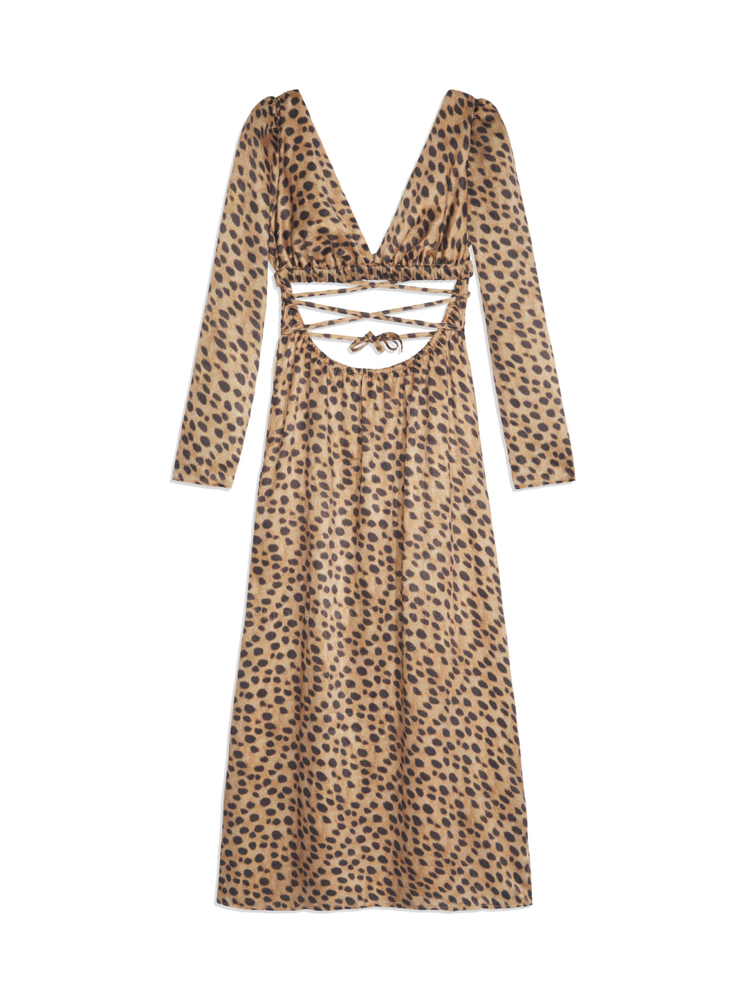We Wore What: Cut Out Satin Dress
