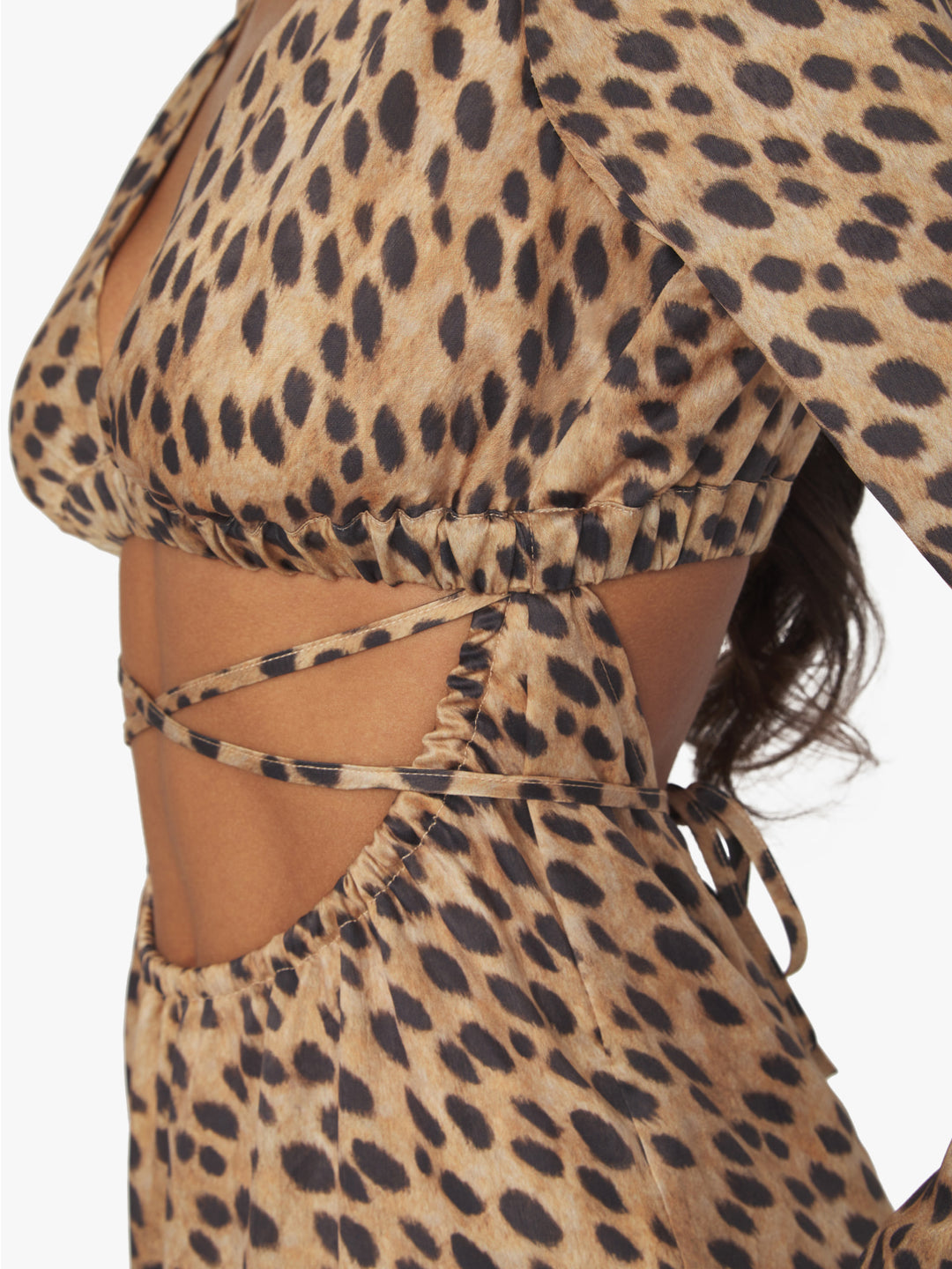 we wore what cut out dress We Wore What: Cut Out Satin Dress