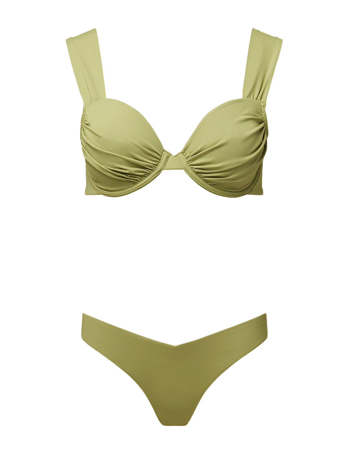 We Wore What: Ruched Claudia Bikini-Delilah Bikini | Swimwear World display picture 1