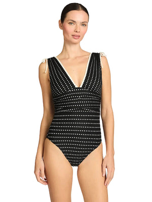 Robin Piccone: Millie Plunge One-Piece (262620-BLE)