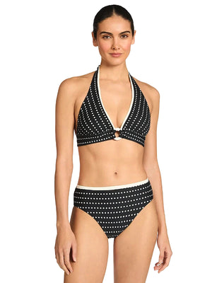 Robin Piccone: Millie Halter Bra-Millie High Waist Bikini (262605-BLE-262669-BLE)