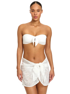 Robin Piccone: Eyelet Pareo (255731-WHT)