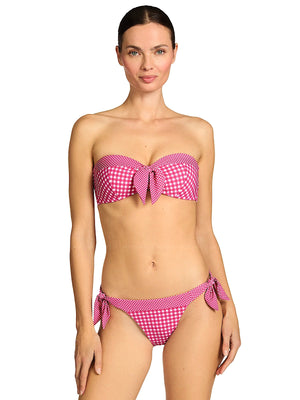 Robin Piccone: Brigitte Bandeau Bra-Brigitte Side Tie Bikini (263808-DFC-263865-DFC)