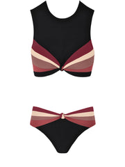 Robin Piccone: Billie Tank-Billie High Waist Bikini (225125-BWR-225169-BWR)